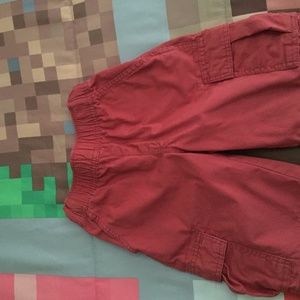 Boys Cargo Shorts Red